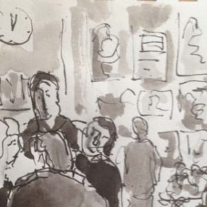At the bar