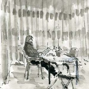 Man in a chair