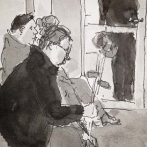 Uninviting waiting room