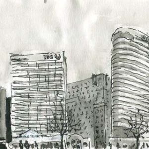 Unsociable view from arena boulevard (Amsterdam)