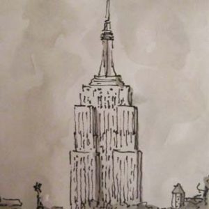 Empire above the trees (New York)