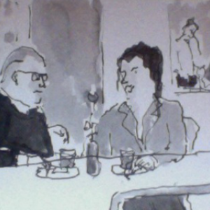 Museum cafe monday morning