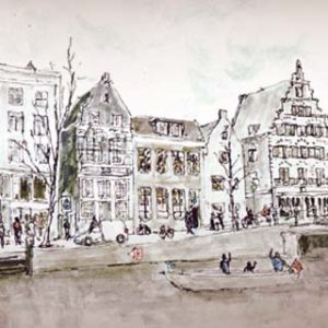 Oude Zijds Voorburgwal, Amsterdam (label Brewery the Prael)