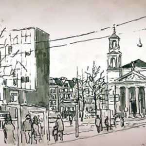 The Moses and Aaron church, Amsterdam (label Brewery the Prael)
