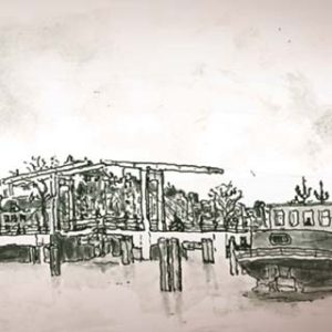 The skinny bridge, Amsterdam (label Brewery the Prael)