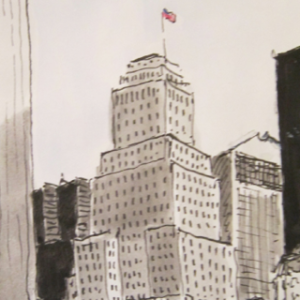 Flag on the roof (New York)