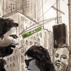 Jane, Louise en Wouter at Churchstreet (New York)