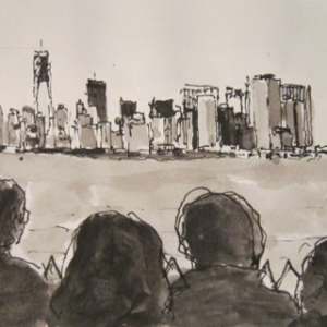 Manhattan from Staten Island Ferry (New York)