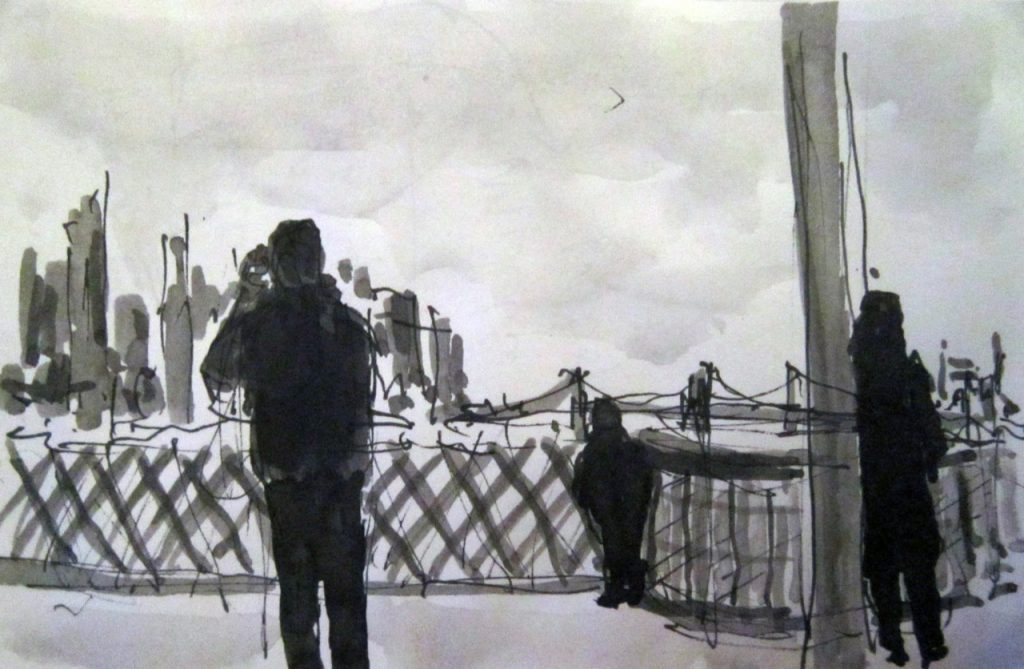 Manhattan view from Staten Island Ferry (New York)