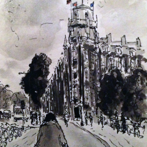 On the bike (Amsterdam)