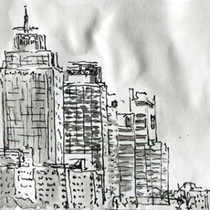 Rembrandt Mondriaan en Philips Tower (Amsterdam)