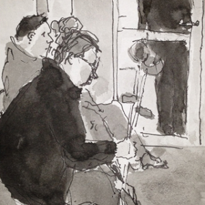 Uninviting waiting room 2