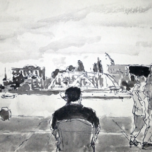 View from the Eastern trade quay (Amsterdam)