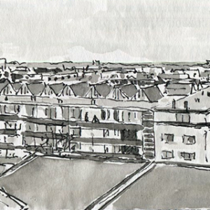 View of the 1st Oosterparkstraat (Amsterdam)