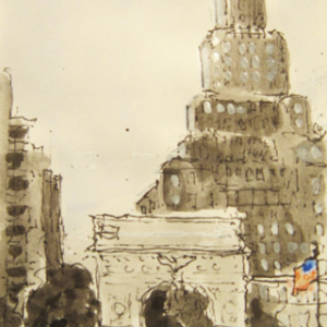 View of the Empire State Building (New York)