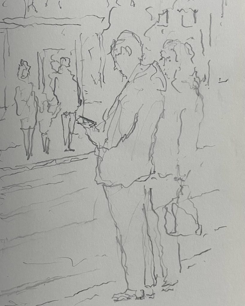 Mensen op het Azartplein