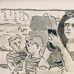 Mother and sons
