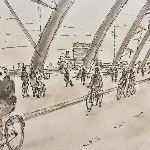 Op de fiets