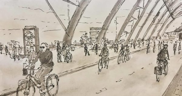 Op de fiets
