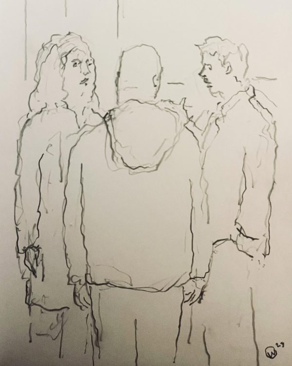Talking people