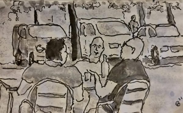 Three terrace men